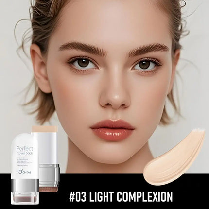 Double-ended Foundation Stick Perfect Cover Stick Thin And Comfortable Concealer Foundation Cream Waterproof Long-lasting Makeup