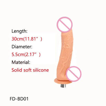 Soft Silicone Dildos for Female Masturbation Automatic Sex Machine  3XLR Accessories Adult Pleasure Toys Sex Tool for Women