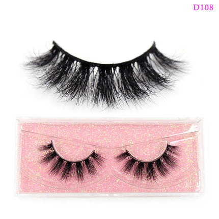 LEHUAMAO Eyelashes 3D Mink Lashes natural mink lashes for daily wear soft lashes Eyelash extension real Eyelash for makeup D103