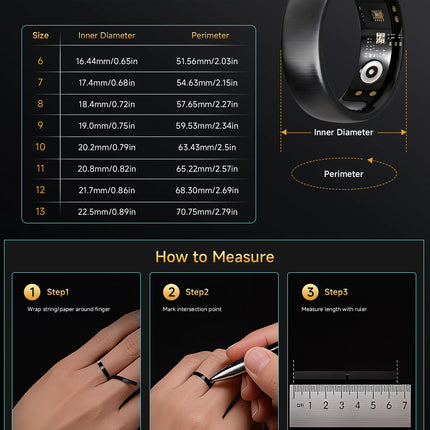 AURA Matt Smart Ring Fitness Sports Health Monitor Sleep Temperature Top Quality Long Battery Rose Gold Ring for Woman Ladies