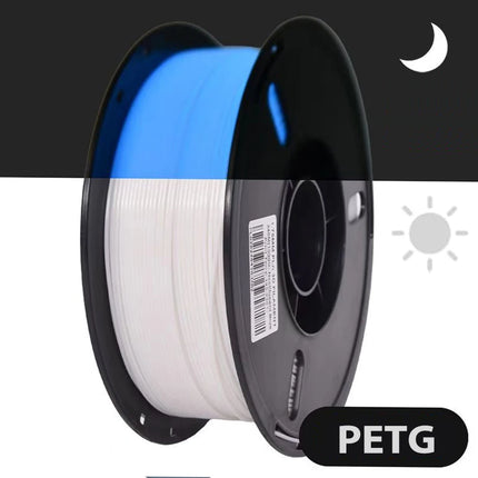 250g 500g 1Kg PETG Transparent Night Glow Blue 3D Printer Filament Consumables Material Printer 3D Printing Materials 1.75mm