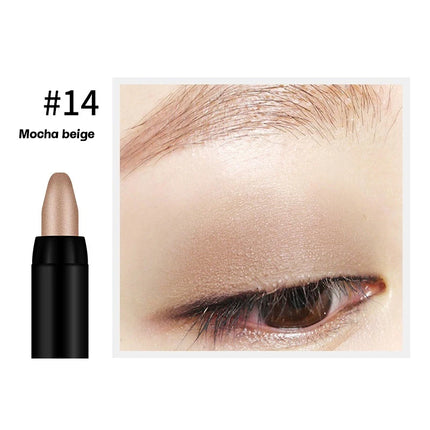 1Pc Pearlescent Eyeliner 15 Colors Waterproof Long-Lasting Non-Smudge Glitter Eye Makeup for Smokey Eyes