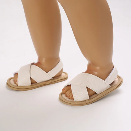 Baby Boys Girls Summer Sandals 0-12 Months First Walkers Soft Sole Breathable Casual Comfortable