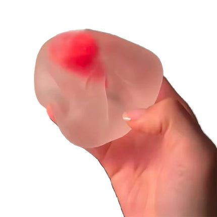 2026 Blue strawberry Maltose Squishy Toys Anti Stress Fidgets Soft Simulated Transparent Maltose Slow-rebound Decompression Toy