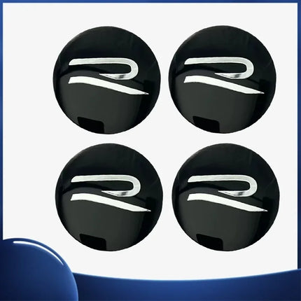 4pcs 56mm Car Wheel Center Sticker for Volkswagen VW GTI ABT Golf 5 6 Polo Passat Tiguan CC Beetle Touran Scirocco Sharan SR32