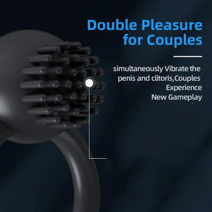 Cock Ring Vibrator Penis Sleeve Sucking Stimulator Remote Control G-spot Erection Ring Clitoral Sex Toy for Adult Supplies
