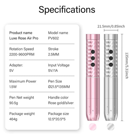 FAMISOO Professional Permanent Makeup Machine Kit With 12pcs Needles Wireless Tattoo Machine For Brows Lip Eyeliner SMP Tattoo