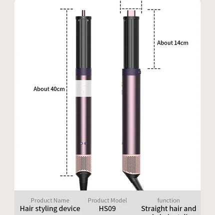 Professional Multi Hair Styler Hot Air Brush Curling Iron Barrel Hair Dryer Straightener Salon Grade for Versatile Hair Textures