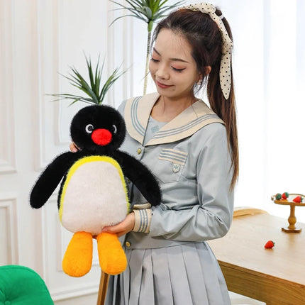 45/60/85cm Penguin movable joints Plush Toy Pingu Kawaii Penguin Stuffed Doll Cartoon Animal Cute Home Decor Kid Birthday Gift