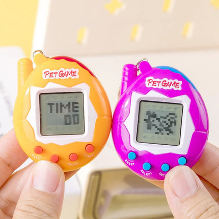 Transparent Case 168 in 1 Tamagotchi Pet Game, Nostalgic Pixel Virtual Cyber Digital Electronic Pet Toy, Mini Portable Funny