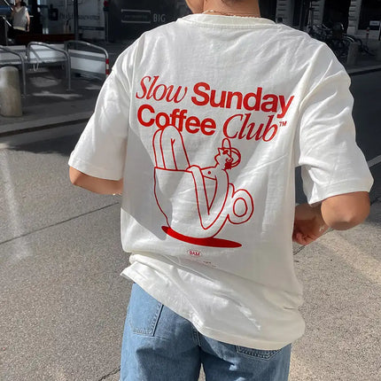 Streetwear Oversized Y2K Unisex New Trend Print Cotton Round Neck Short Sleeve Fashion Casual Loose T-Shirts Fashion Tops