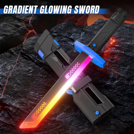 Spark Pull Sword Lightsaber Children's Lightsaber Toy with Sound Light Spray Sound Toy Boy's Birthday Holiday Gifts