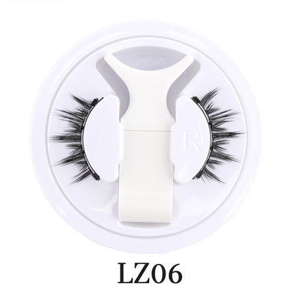 Lanjinglin Magnetic Eyelashes 1 Pair Natural Faux Mink Lashes Reusable False Eyelashes Tweezer Set Eyelash Extension Makeup Tool