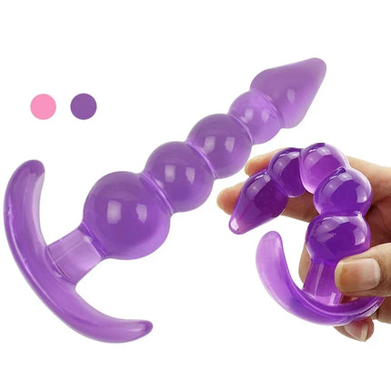 Soft Silicone Anal Plugs Anal Beads Dildos Butt Plug Prostate Massage Unisex Sex Vibrator Adult Sex Toy For Women Adult Games