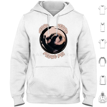 Pedro Dancing Rave Raccoon Hoodies Long Sleeve Pedro Pedro Pe Racoon Raccoon Cute Meme Rave Rave Racoon Viral Jaxomy