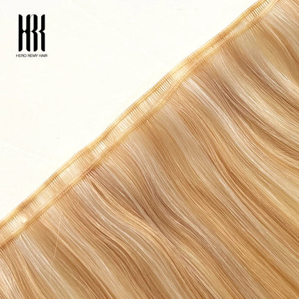 Hero Remy Hair Genius Weft Real Remy Human Hair Extensions Natural Straight Flex Hair Weaves Invisible Weft Hair 16-24 inch 50g