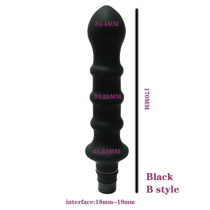 Vibrator Sex Machine Fascia Gun Massage Attachements Head to Silicone Dildo Sex Toys For Men Women Vibrators Penis Masturbation