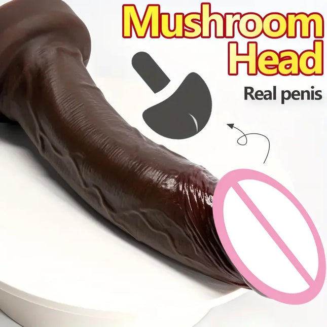 Soft Huge Glans Dildo Realistic Penis Anal Silicone Dildos With Suction Cup Big Dick G-Spot Vagina Stimulator Sex Toys for Women