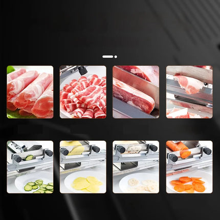 GIANXI Pork Belly Vegetable Slicer Frozen Meat Processor Cutting Machine Mutton Rolls Cutter Fruit Easy Slicer Kitchen Accessory