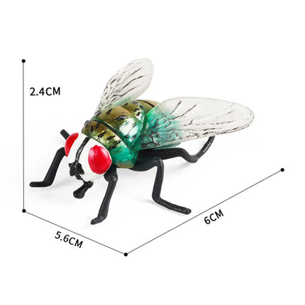 Fly Toys Fly Animal Model Ornament Toy Props Flies Figures for Kids