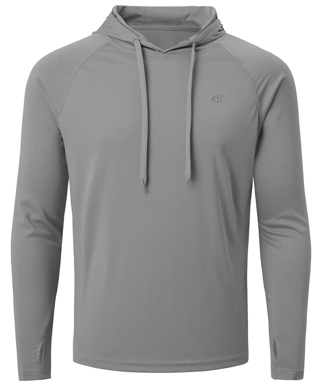 Summer Men Fishing Shirts Cooling Hoodie Men's Long Sleeve UPF 50+ Rash Guard Hoodie Tracksuit Running Hiking Jogger Shirt