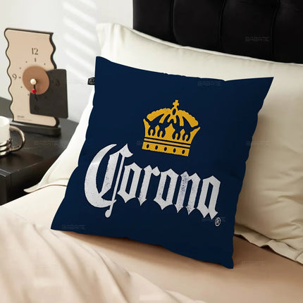 C-Corona E-Extra Beer Cushion Cover Inches Farmhouse Decor Home Throw Pillow Covers For Couch Decorations