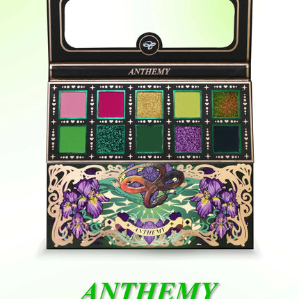 Anthemy 12 Color Eyeshadow Palette Backlight Butterfly Matte Chameleon High Pigmented Shimmer Flash Spotlight Eye shadow
