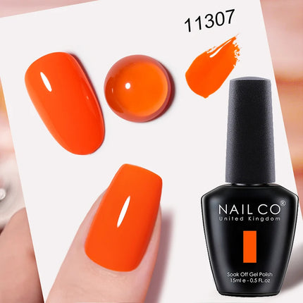 NAILCO Gel Nail Polish 15ml Hema TPO Free Nail Art Vernis Semi Permanent UV Gel Polish Nail Manicure Nail Varnish Ongle Top Coat