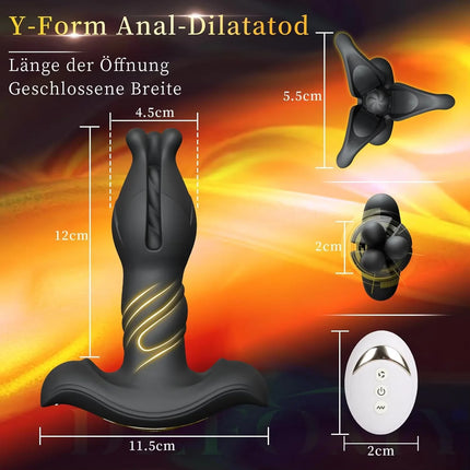 Anal Plug Adult Toys Prostate Massager Anal Toys 9 Tension Shock  Thrusting Vibrating Butt Plug Anal Dildo Sex Toys for men