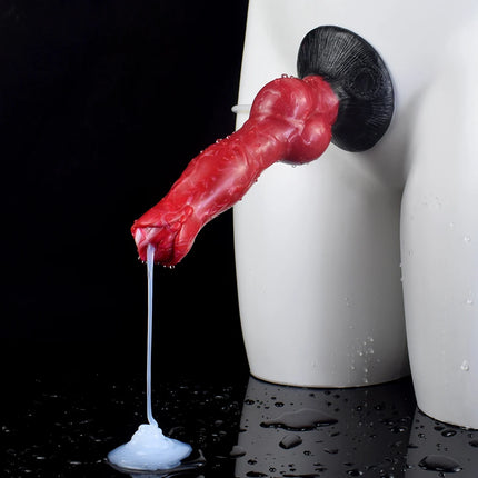 NNSX Ejaculation Dildo with Strong Suction Cup Wolf/Dog Anal Plug Silicone Adult Sex Toy Anal Dilator G-spot Massage Masturbation