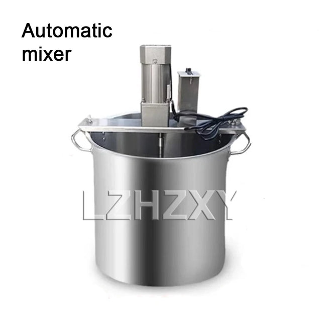 Automatic Hot Pot Frying Machine Small Mixer Jam Boiling Sauce Machine Chili Sauce Deep Frying Filling Stir Frying Machine 220V