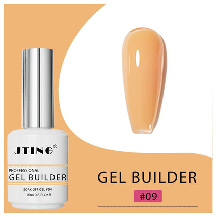 JTING 1pc 15ml Professional Quality 16colors Biab Gel Builder in a Bottle Nail Extension Vegan Cruelty Free Gel Polish