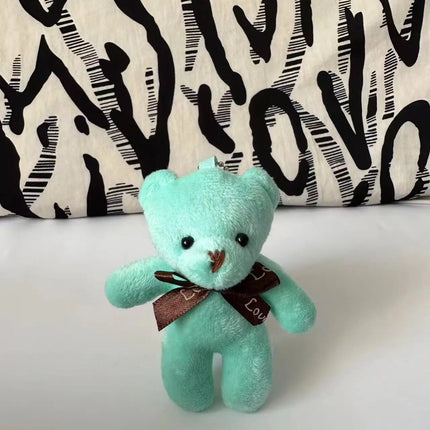 18-90Pcs Mini Teddy Bear Toy Plush Stuffed Bear Doll for Keychain Craft DIY Accessory Birthday Gifts Party Favors Supplies 4.7in