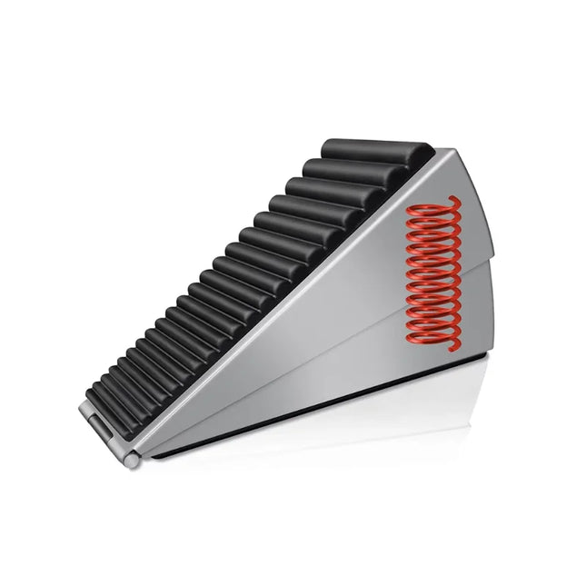 Spring Loaded Heavy Duty Door Stopper - Anti-Collision Door Plug, Windproof Door Wedge and Rubber Door Stop for Home Use
