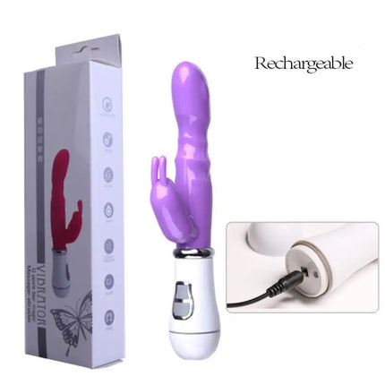Rabbit Vibrator For Women Powerful G Spot Female Clitoris Stimulator Vibrating Silent Adult Sex Toy For Female Masturbator Shop