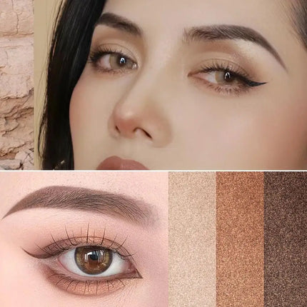 Glitter Eyeshadow Stick Three-Color Contouring Eyeshadow Makeup Eyeshadow Crayon Eyeshadow Pencil Eye Shimmer Stick For Women