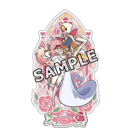 15CM Acrylic Standee Alastor Alastor Vox Anime Peripheral Desktop Ornament Decoration Valentine's Day Gift key chain