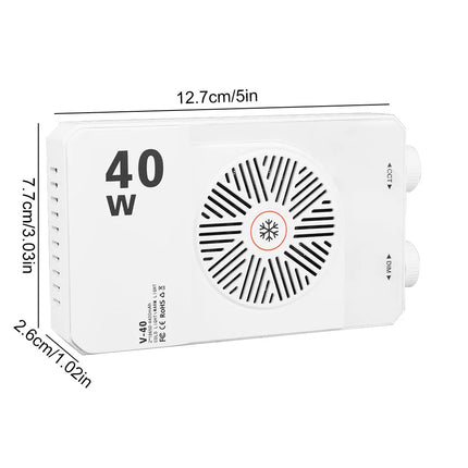40W RGB LED Camera Light 2800-9000K 4400mAh Battery Mini LED Video Lamp with Tripod Adjustable Pocket Photography Light Camping