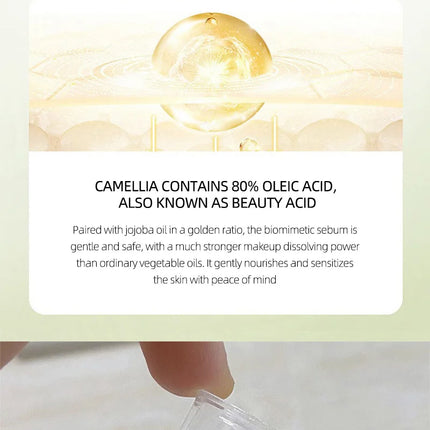Maffick Camellia Cleansing Oil - Single-Use Packs, Deep Cleansing, Gentle Makeup Removal, Portable and Convenient