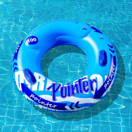 Double Balloon Inflatable Swimming Ring，Beach Toys Pool Floaties for Adults, Swim Inner Tube for Pool