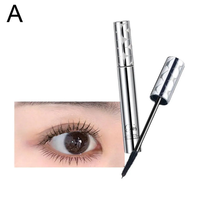 Silk Fiber Matte Mascara Makeup Waterproof Fast Dry Brown Black Ultra-Fine Brush Lengthens Eyelashes Curling Mascara Makeup New