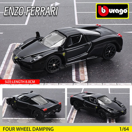 Bburago1:64 Ferrari E812 COMPETIZIONE Model Small Collection Car Alloy Model Toy Gift Scene Decoration Classic and Exquisite
