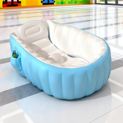 1PC Inflatable Baby, Portable Kid Infant Toddler Thick Soft Cushion Air Swimming Pool Central Seat
