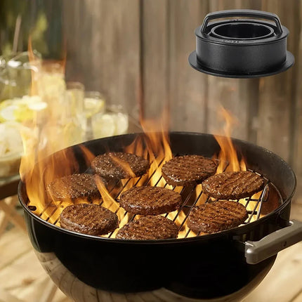 Hamburger Press Patty Maker Burger Press 3 in 1 Non-Stick Meat Beef Veggie Hamburger Mold Kitchen Gadgets to Make Patty