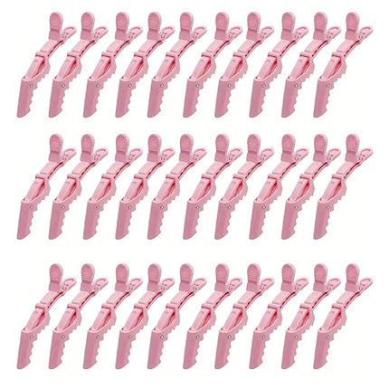5/10/12/20 Piece Set of Multifunctional Hair Styling Sectioning Clips, Positioning and Partitioning Alligator Clips Suitable for Professional Hairdressers, Women's Hair Clips, Plastic Non-Slip Hair Clips, Professional Hairsty