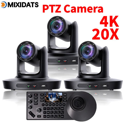PTZ Camera 4K 20X Zoom Video Conference Camera Kit Church Meeting live broadcast PTZ camera Controller for Video Conferencing