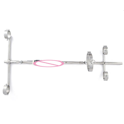 Sex Furniture Restraint Frame Female Masturbation Dildo Holder Adjustable Bondage Handcuffs Ankle Cuffs Adult Toys for Couples