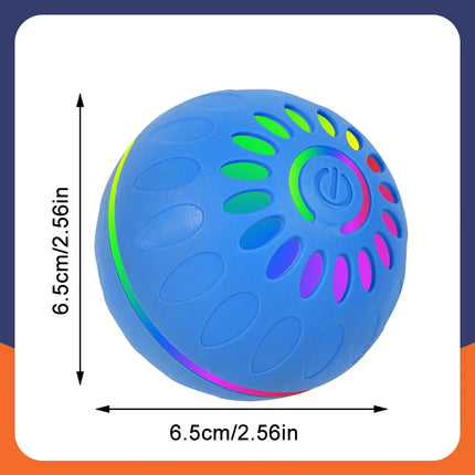 Interactive Smart Dogs Toys Balls - USB Automatic Moving Bouncing Ball for Puppy to Large dog-Electronic Pet Ball Christmas Gift