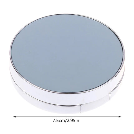 【Empty Air Cushion Puff Box With Mirror Sponge Portable Foundation DIY Box BB Cream Cosmetic Case Container Beauty Makeup Tools】