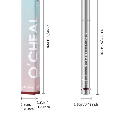 O'CHEAL Peel Off Lip Lip Liner Long-Lasting Lip Gloss High Color Rendering Tear-off 6 Color Waterproof  Matte Lip liner Makeup
